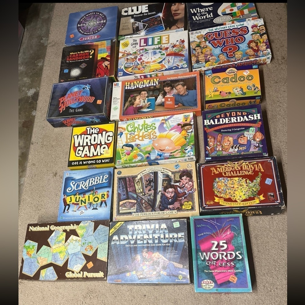 Lot of boardgames( 18 total)